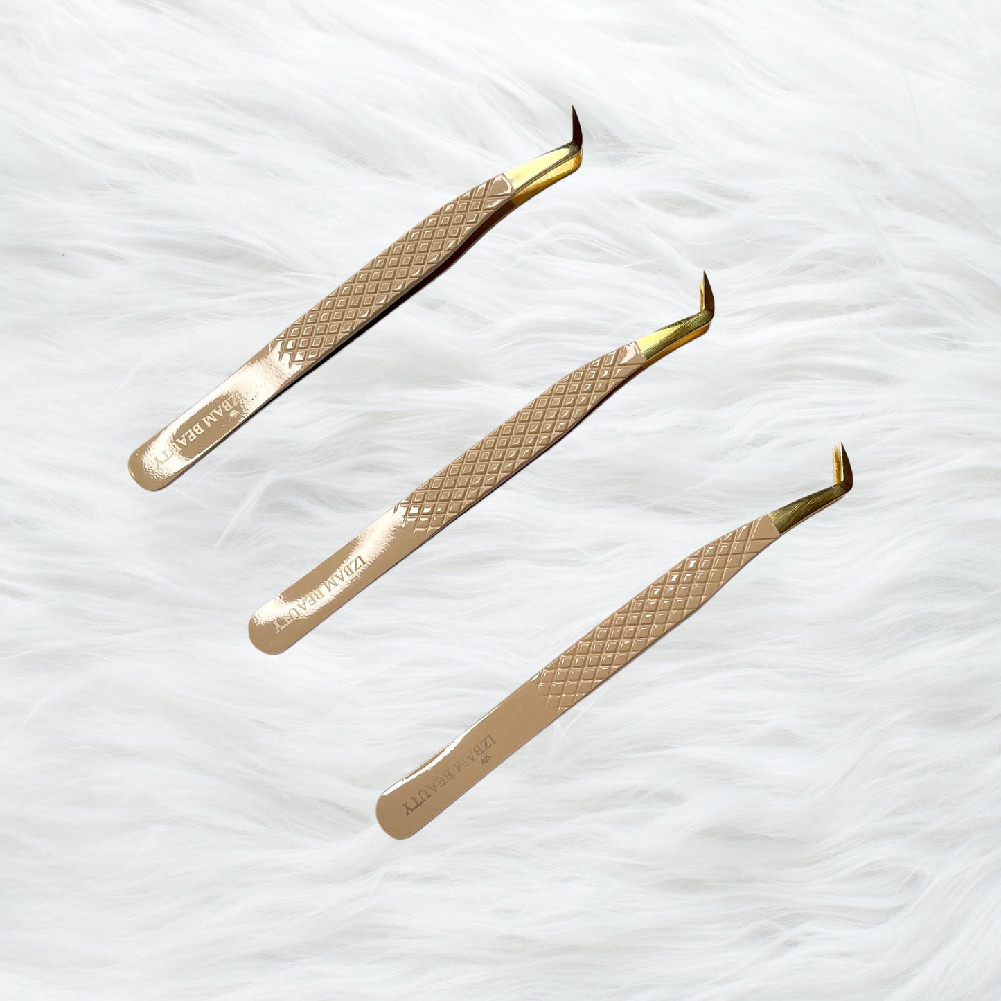 Light Gold Plating Boot Volume Tweezer