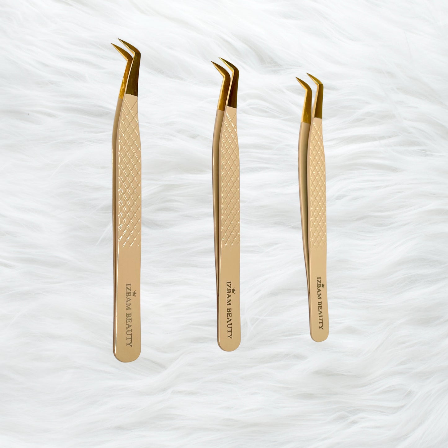 Light Gold Plating Boot Volume Tweezer