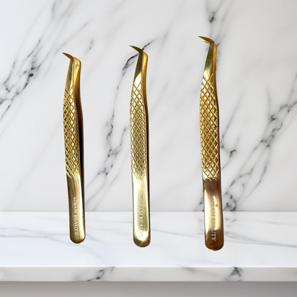 Gold Plating Boot Volume Tweezer