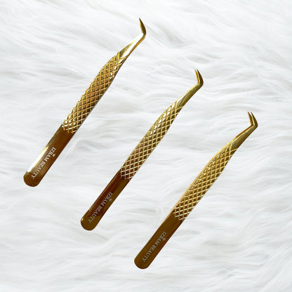 Gold Plating Boot Volume Tweezer