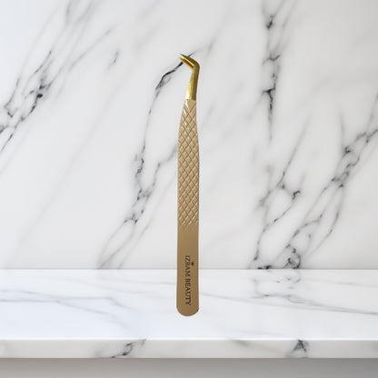 Light Gold Plating Boot Volume Tweezer